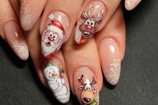 66 Mẫu Nail Giáng Sinh Nổi Bật 47
