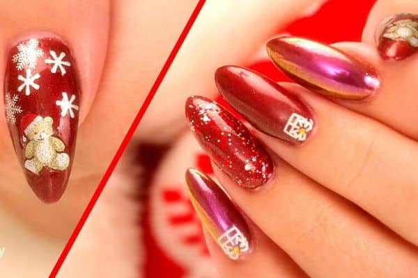 66 Mẫu Nail Giáng Sinh Nổi Bật 46