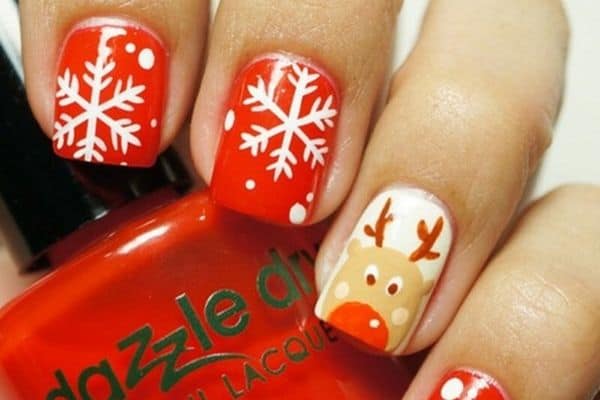 66 Mẫu Nail Giáng Sinh Nổi Bật 43