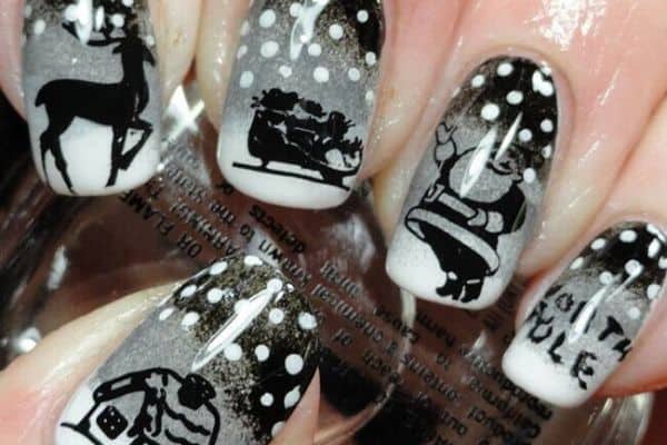 66 Mẫu Nail Giáng Sinh Nổi Bật 39