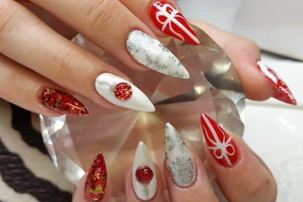 66 Mẫu Nail Giáng Sinh Nổi Bật 35