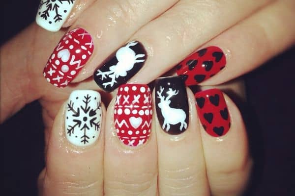 66 Mẫu Nail Giáng Sinh Nổi Bật 31