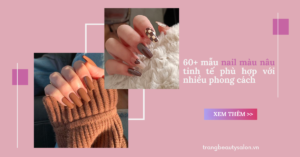 nail màu nâu