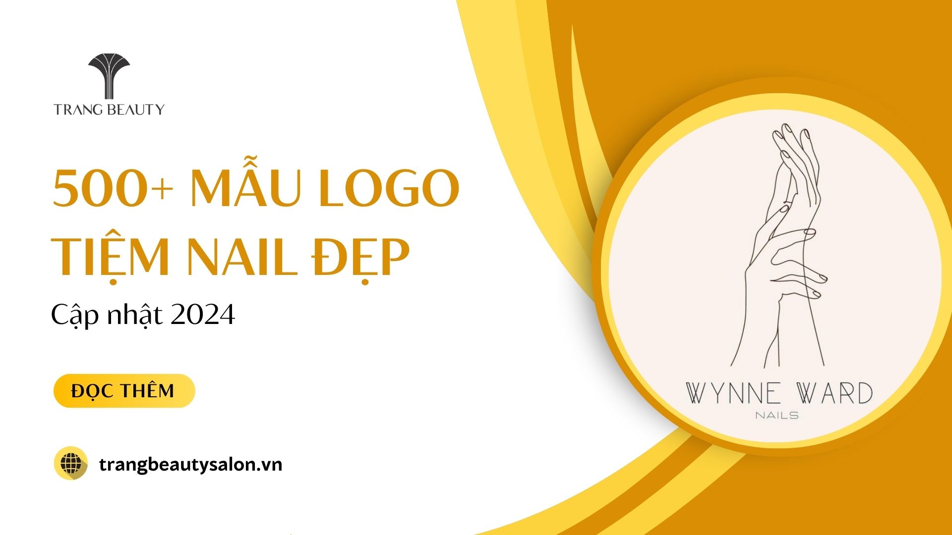 500+ mẫu thiết kế logo tiệm nail đẹp